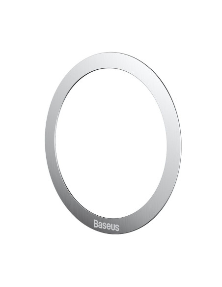 Plaques universelles BASEUS compatibles avec MagSafe PCCH000012 2 pièces argentées