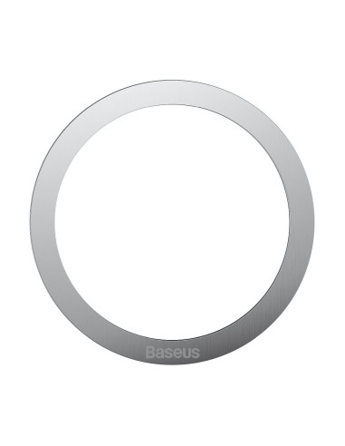 Plaques universelles BASEUS compatibles avec MagSafe PCCH000012 2 pièces argentées