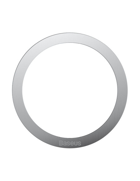 Plaques universelles BASEUS compatibles avec MagSafe PCCH000012 2 pièces argentées