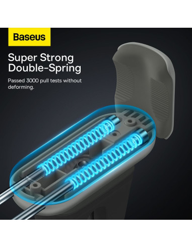 Support voiture BASEUS pour grille avec double fixation SUGP000002 blanc