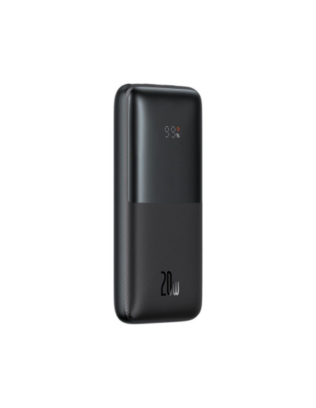 BASEUS powerbank 10 000 mAh + câble USB A vers Type C PD QC3.0 3A 20W PPBD040201 noir