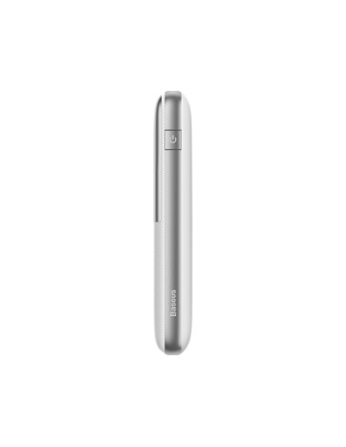 BASEUS powerbank 10 000 mAh + câble USB A vers Type C PD QC3.0 3A 20W PPBD040202 blanc