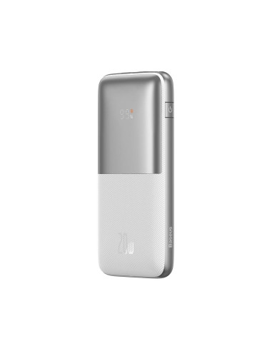 BASEUS powerbank 10 000 mAh + câble USB A vers Type C PD QC3.0 3A 20W PPBD040202 blanc