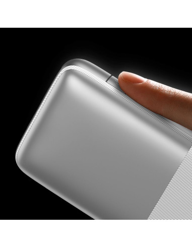 BASEUS powerbank 10 000 mAh + câble USB A vers Type C PD QC3.0 3A 20W PPBD040202 blanc
