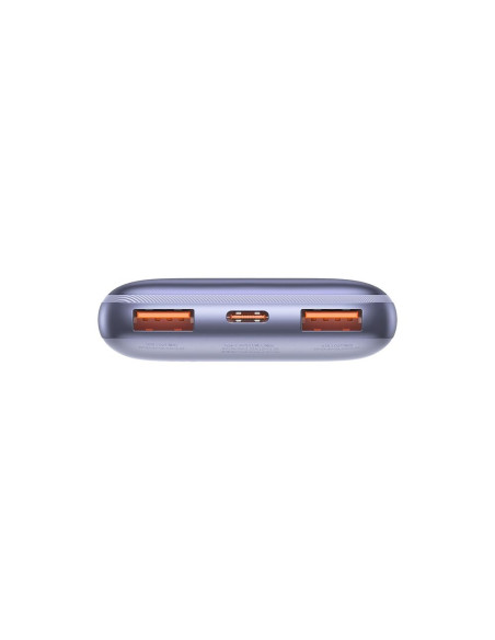 BASEUS powerbank 10 000 mAh + câble USB A vers Type C PD QC3.0 3A 20W PPBD040205 violet