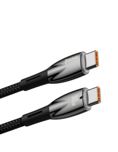 BASEUS Type C to Type C PD 100W Glimmer cable CADH000801 2 m noir 2