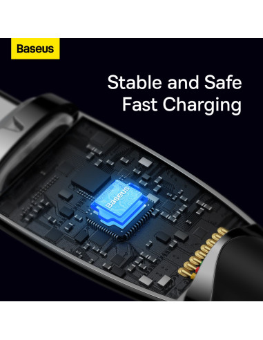 BASEUS Type C to Type C PD 100W Glimmer cable CADH000801 2 m noir