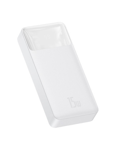 BASEUS powerbank 20 000 mAh + cable USB A do Micro USB PD QC3.0 3A 15W PPBD050102 white