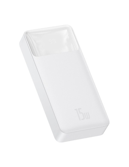 BASEUS powerbank 20 000 mAh + cable USB A do Micro USB PD QC3.0 3A 15W PPBD050102 white
