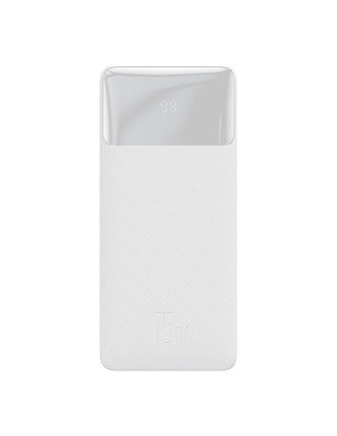 BASEUS powerbank 20 000 mAh + cable USB A do Micro USB PD QC3.0 3A 15W PPBD050102 white