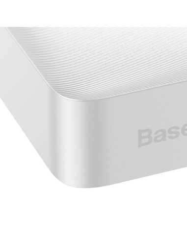 BASEUS powerbank 20 000 mAh + cable USB A do Micro USB PD QC3.0 3A 15W PPBD050102 white