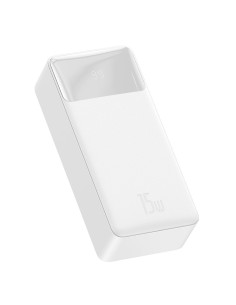BASEUS powerbank 30 000 mAh + cable USB A do Micro USB PD QC3.0 3A 15W PPBD050202 white