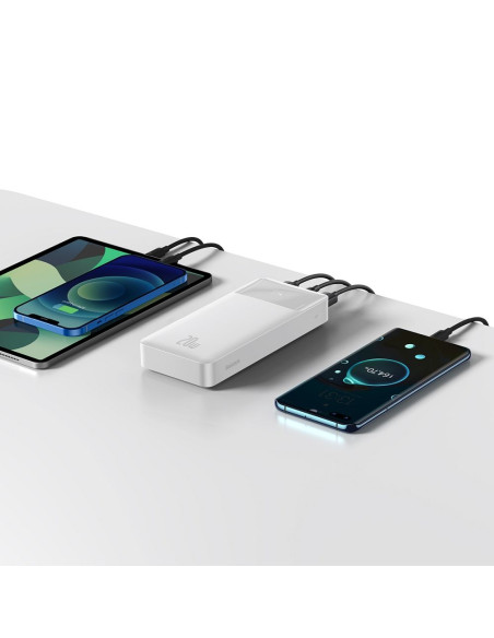 BASEUS powerbank 20 000 mAh PD QC3.0 3A 20W PPBD050302 white
