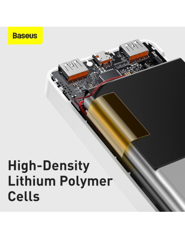 BASEUS powerbank 20 000 mAh PD QC3.0 3A 20W PPBD050302 white
