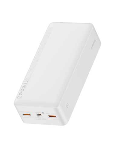 BASEUS powerbank 30 000 mAh + cable USB A do Micro USB PD QC3.0 3A 20W PPBD050402 white