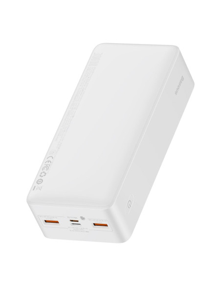 BASEUS powerbank 30 000 mAh + cable USB A do Micro USB PD QC3.0 3A 20W PPBD050402 white