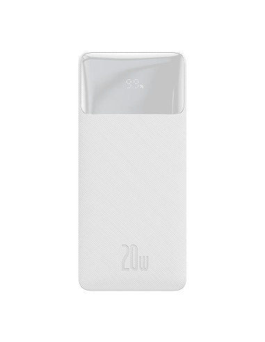 BASEUS powerbank 30 000 mAh + cable USB A do Micro USB PD QC3.0 3A 20W PPBD050402 white