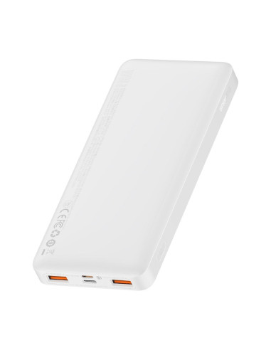 BASEUS powerbank 10 000 mAh PD QC3.0 3A 20W PPBD050502 white