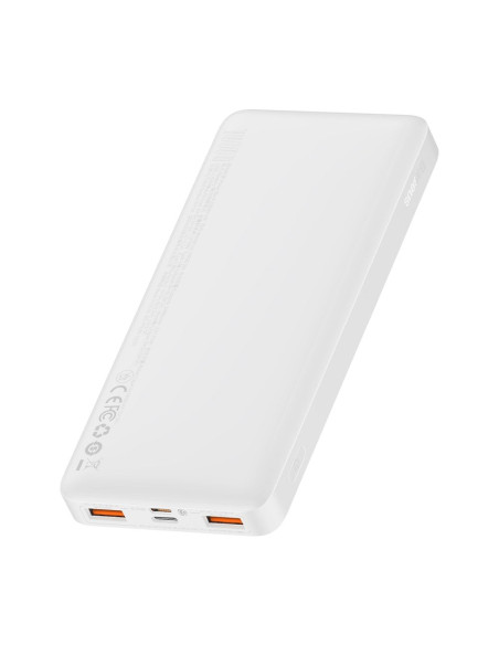 BASEUS powerbank 10 000 mAh PD QC3.0 3A 20W PPBD050502 white