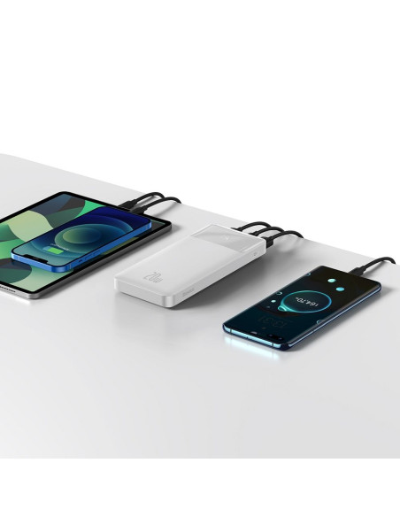 BASEUS powerbank 10 000 mAh PD QC3.0 3A 20W PPBD050502 white