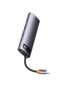 Adaptateur BASEUS HUB 6in1 Type C WKWG080013/BS-OH100 0,15 m gris