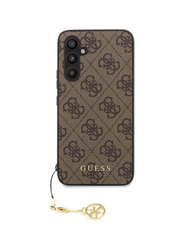 Véritable GUESS Case GUHCS23FEGF4GBR pour Samsung S23 FE (4G Charm / brown)