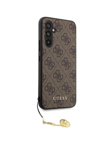 Véritable GUESS Case GUHCS23FEGF4GBR pour Samsung S23 FE (4G Charm / brown)