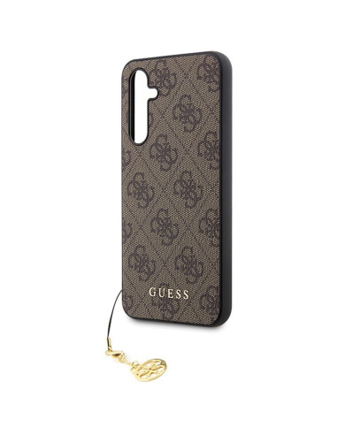 Véritable GUESS Case GUHCS23FEGF4GBR pour Samsung S23 FE (4G Charm / brown)