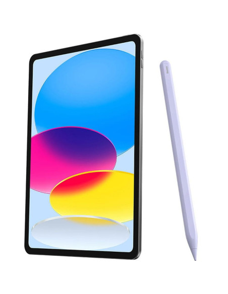 BASEUS stylet actif capacitif avec charge inductive compatible avec iPad 125 mAh Stylus Writing 2 Lite SXBC060105/BS-PS003 viole