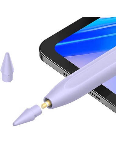 BASEUS stylet actif capacitif avec charge inductive compatible avec iPad 125 mAh Stylus Writing 2 Lite SXBC060105/BS-PS003 viole