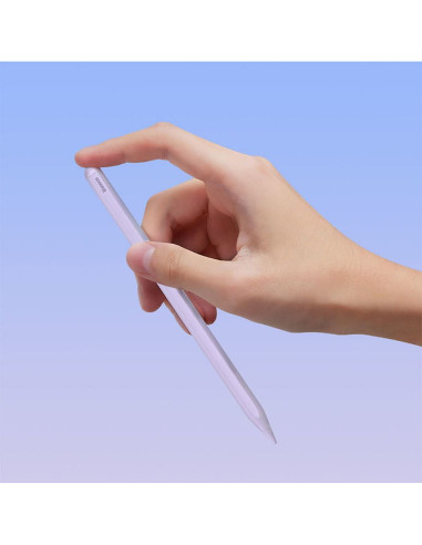 BASEUS stylet actif capacitif avec charge inductive compatible avec iPad 125 mAh Stylus Writing 2 Lite SXBC060105/BS-PS003 viole