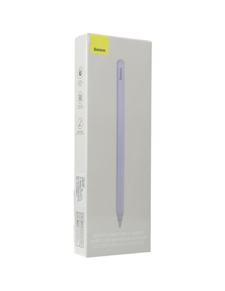 BASEUS stylet actif capacitif avec charge inductive compatible avec iPad 125 mAh Stylus Writing 2 Lite SXBC060105/BS-PS003 viole