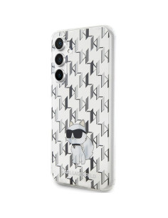 Véritable KARL LAGERFELD Case KLHCS23FEHNCMKLT pour Samsung S23 FE (Monogramme / transparent) 2
