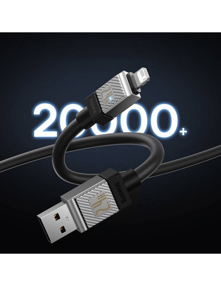 BASEUS Type C vers Lightning PD 20W Câble Coolplay CAKW000001 1 m noir