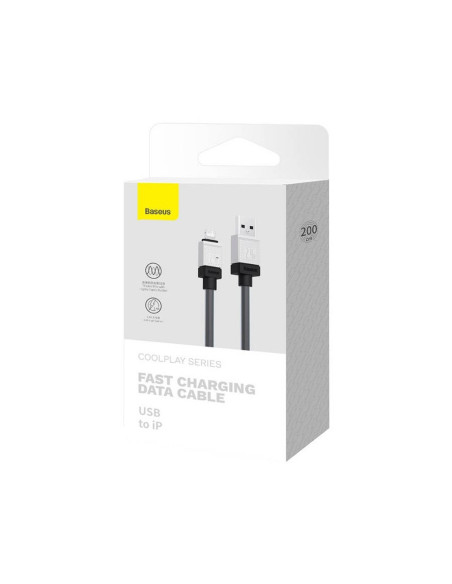 BASEUS Type C vers Lightning PD 20W Câble Coolplay CAKW000001 1 m noir