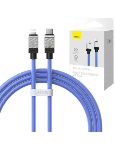BASEUS Câble Type C vers Lightning PD 20W Coolplay CAKW000003 1 m bleu