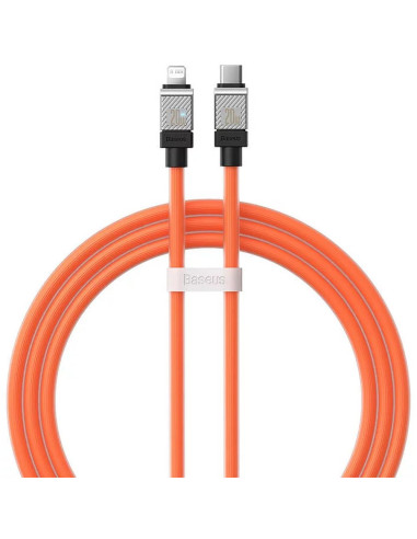 Câble BASEUS Type C vers Lightning PD 20W Coolplay CAKW000007 1 m orange