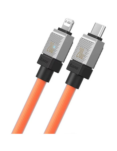 Câble BASEUS Type C vers Lightning PD 20W Coolplay CAKW000007 1 m orange