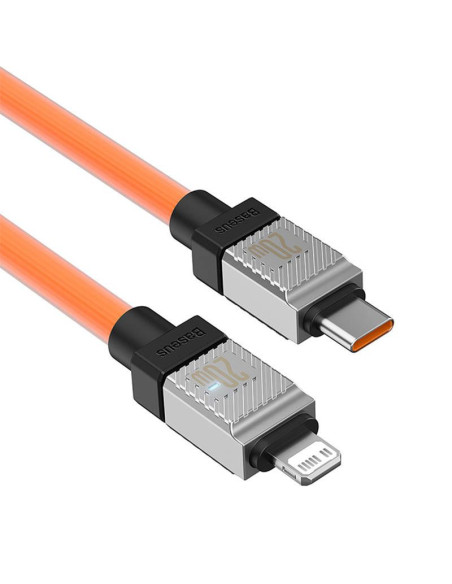 Câble BASEUS Type C vers Lightning PD 20W Coolplay CAKW000107 2 m orange