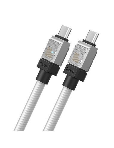 BASEUS Type C vers Type C PD 100W Câble Coolplay CAKW000202 1 m blanc