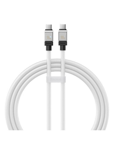 BASEUS Type C vers Type C PD 100W Câble Coolplay CAKW000202 1 m blanc