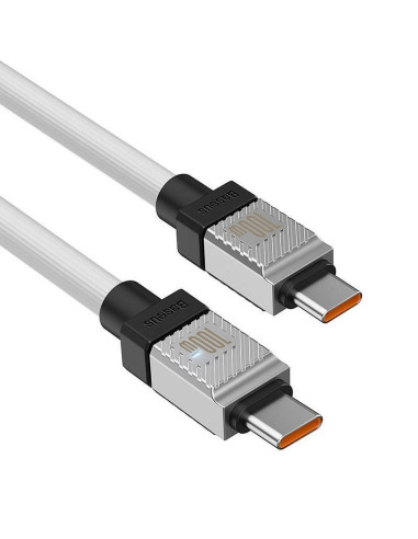 BASEUS Type C vers Type C PD 100W Câble Coolplay CAKW000202 1 m blanc