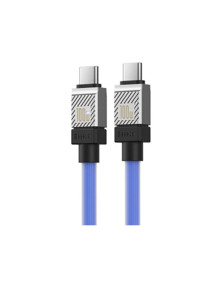 BASEUS Type C vers Type C PD 100W Câble Coolplay CAKW000203 1 m bleu