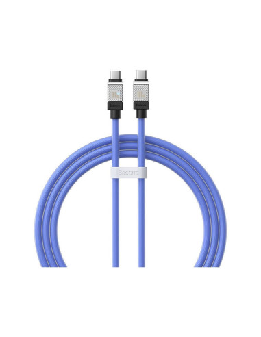 BASEUS Type C vers Type C PD 100W Câble Coolplay CAKW000203 1 m bleu