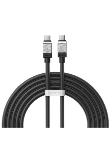 BASEUS Type C vers Type C PD 100W Câble Coolplay CAKW000301 2 m noir