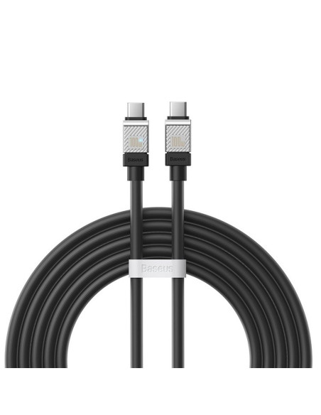 BASEUS Type C vers Type C PD 100W Câble Coolplay CAKW000301 2 m noir