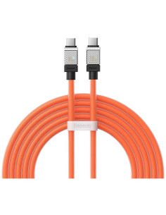 Câble BASEUS Type C vers Type C PD 100W Coolplay CAKW000307 2 m orange 2