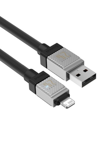 BASEUS cable USB A to Lightning 2,4A Coolplay CAKW000401 1 m black