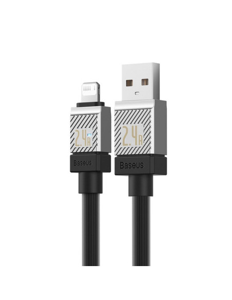 BASEUS Câble USB A vers Lightning 2.4A Coolplay CAKW000501 2m noir