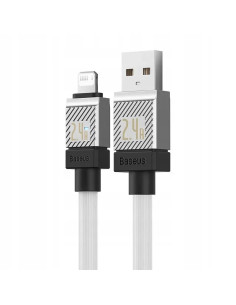 BASEUS Câble USB A vers Lightning 2.4A Coolplay 2.4A CAKW000502 2 m blanc 2